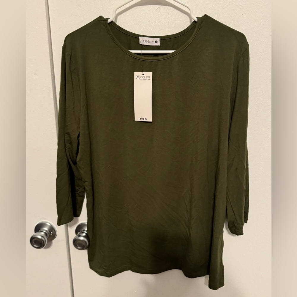 Green essential tee Nuggles 3x